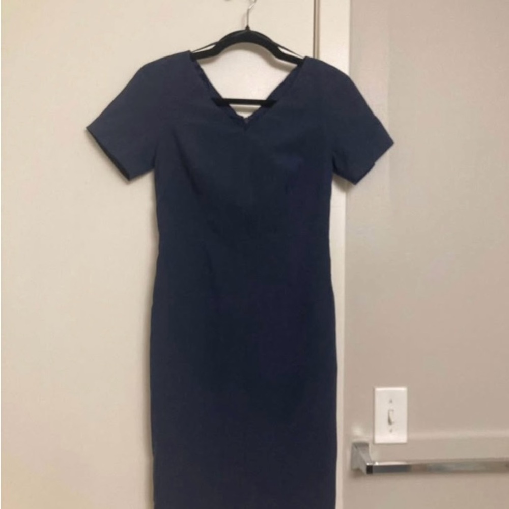 Banana Republic Silver Dress Elegant Design